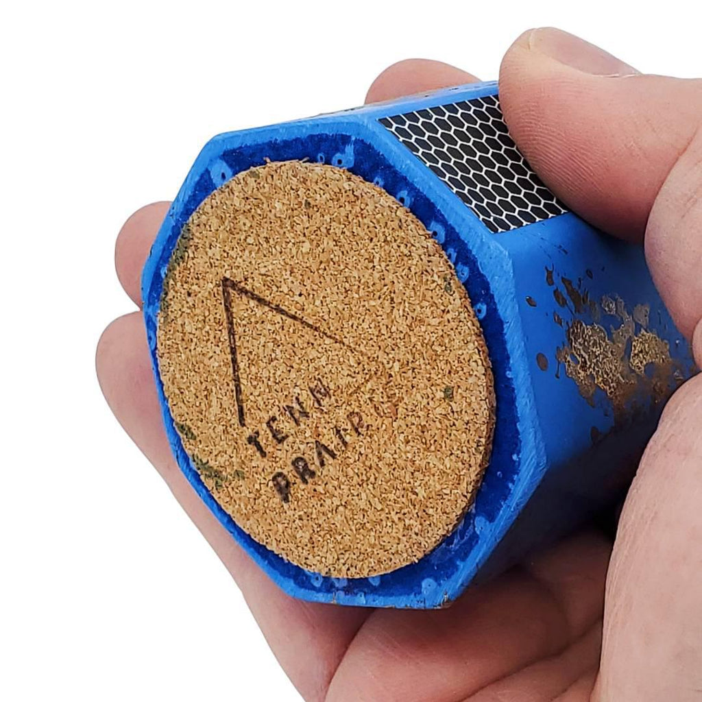 Match Holder -  Blue Gold Concrete (Blue Matches) by Tenn Prairie