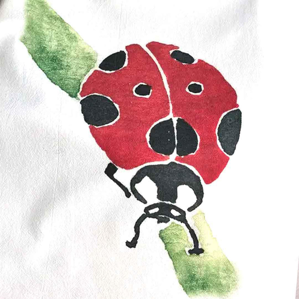 Tea Towel - Ladybug by Chavah's Garden