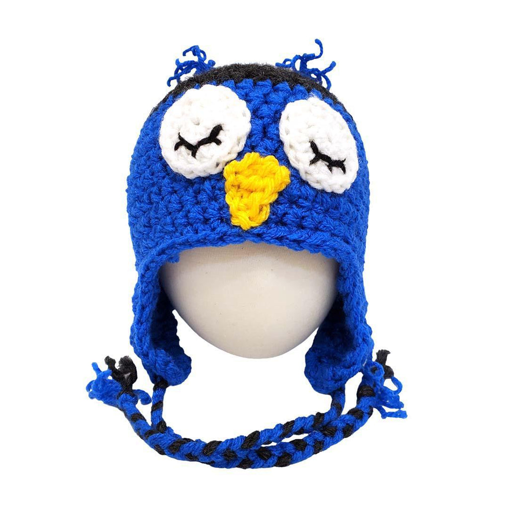 Hat - Toddler - Owl (Gray Blue) by Scary White Girl