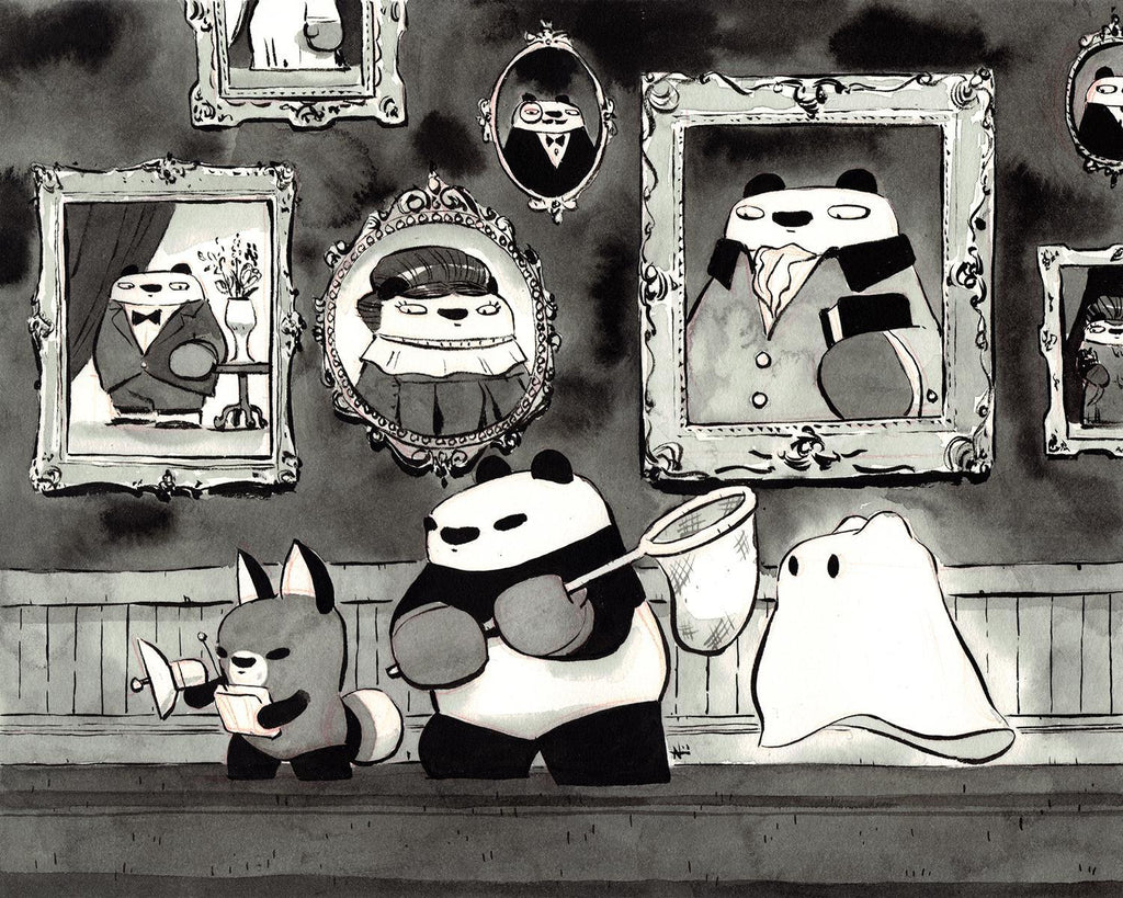 Art Prints - 8 x 10 Black & White - Assorted Prints by Punching Pandas