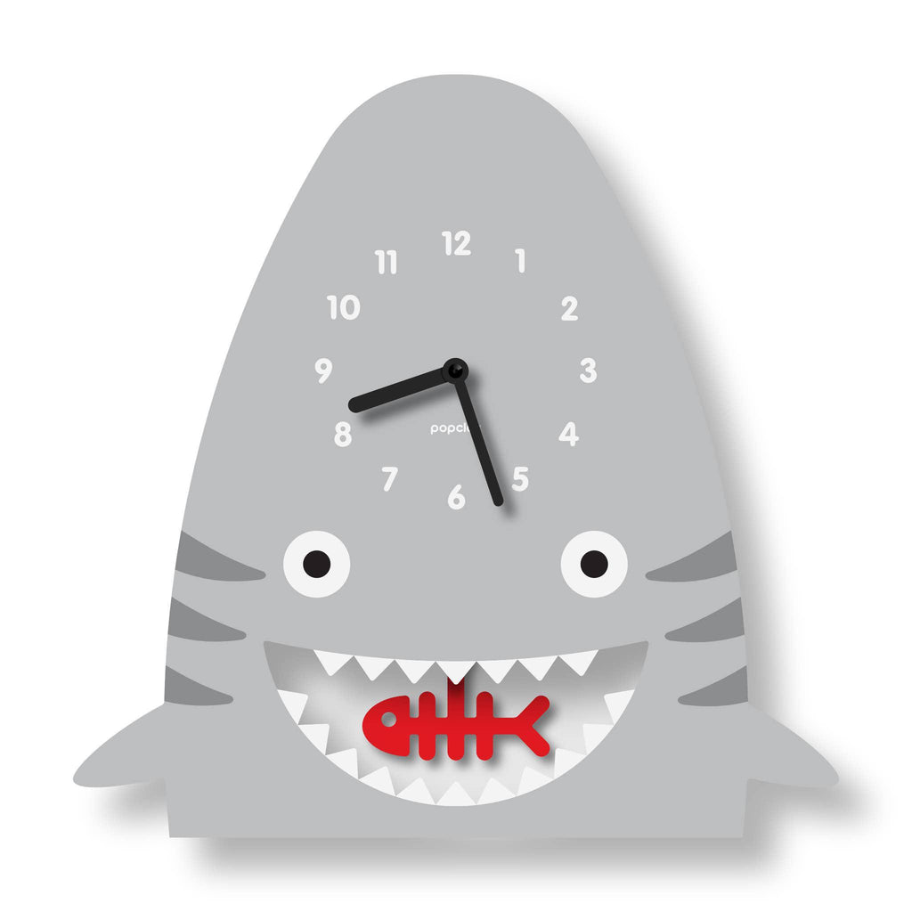 Acrylic Clock - Shark Pendulum by Popclox