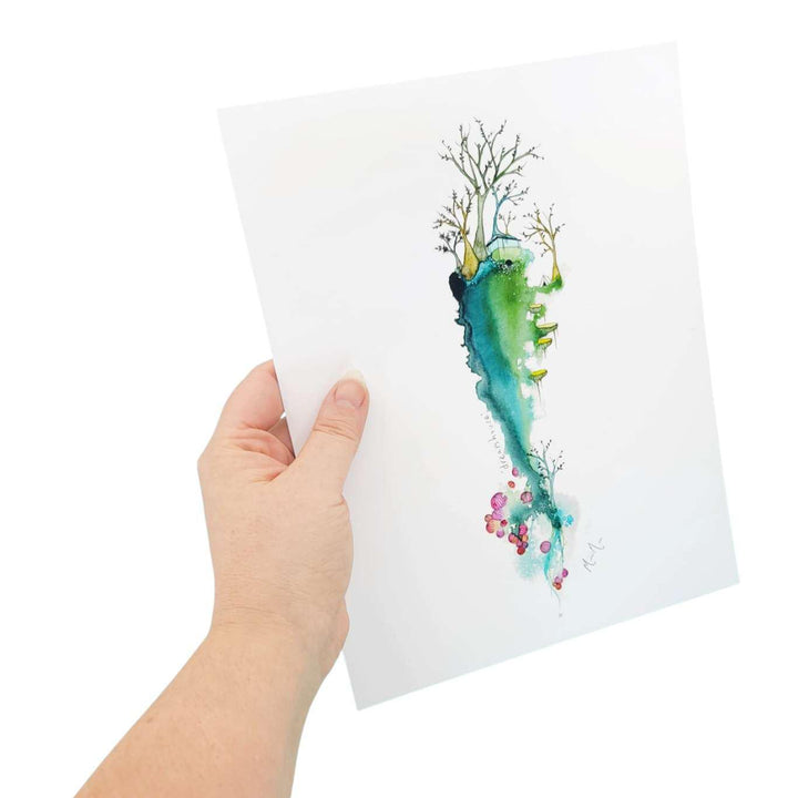 Art Print -  8.5 x11 Dreamhouse Art Print by Melissa Moss Art