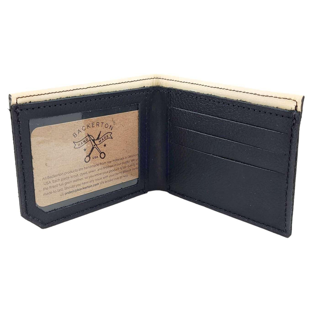 Leather Wallet - Wave by Backerton