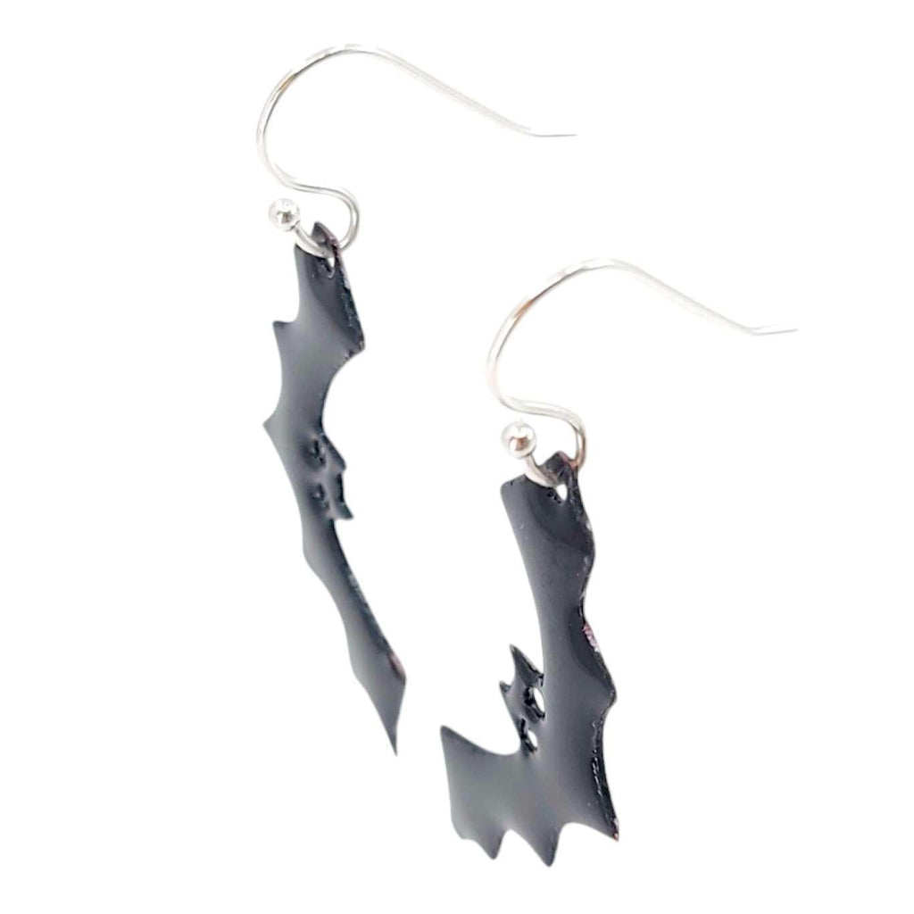 Earrings - Bats (Black) by Magpie Mouse Studios