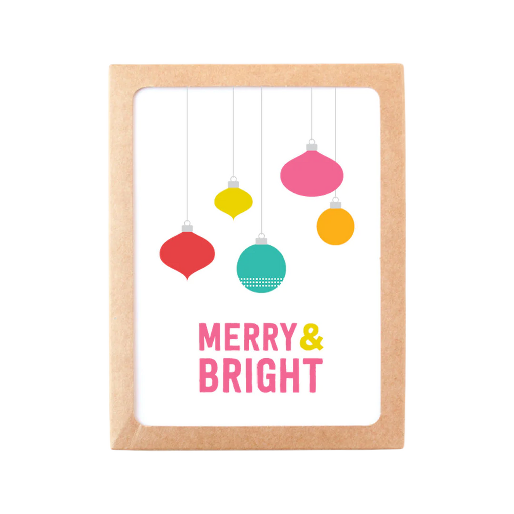Card Box Set - Holiday - Merry Ornaments (8) by Graphic Anthology