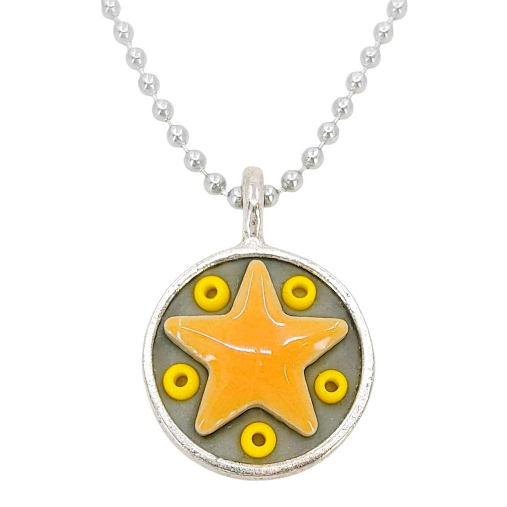 Necklace - Star Baby (Orange Stars) by XV Studios