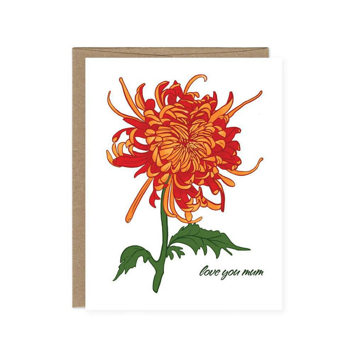 Card - Mother's Day - Love You Mum by Orange Twist