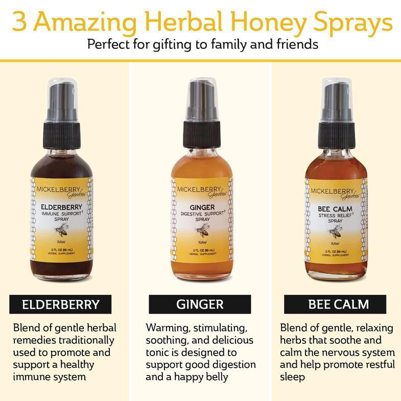 Herbal Honey Spray - Essential Gift Box (Set of 3) by Mickelberry Gardens