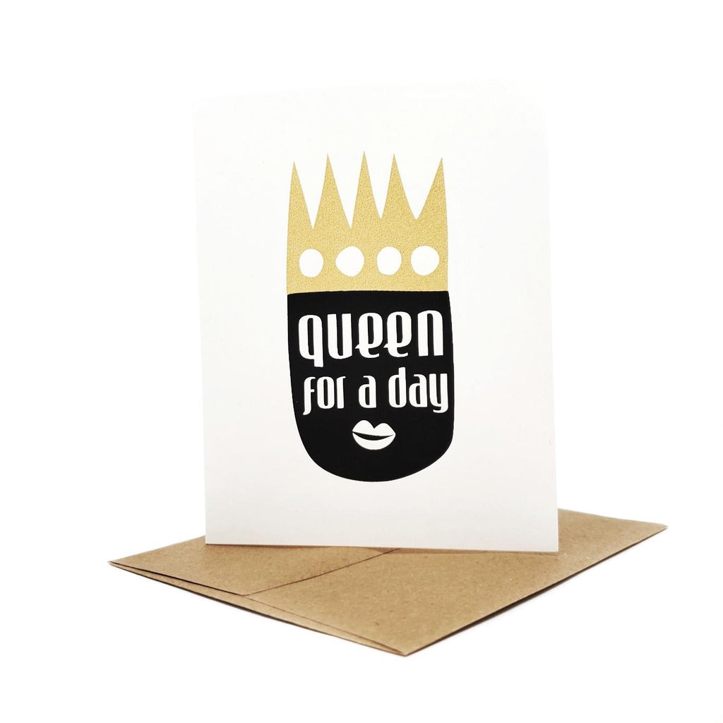Card - Mother's Day - Queen for a Day by Orange Twist