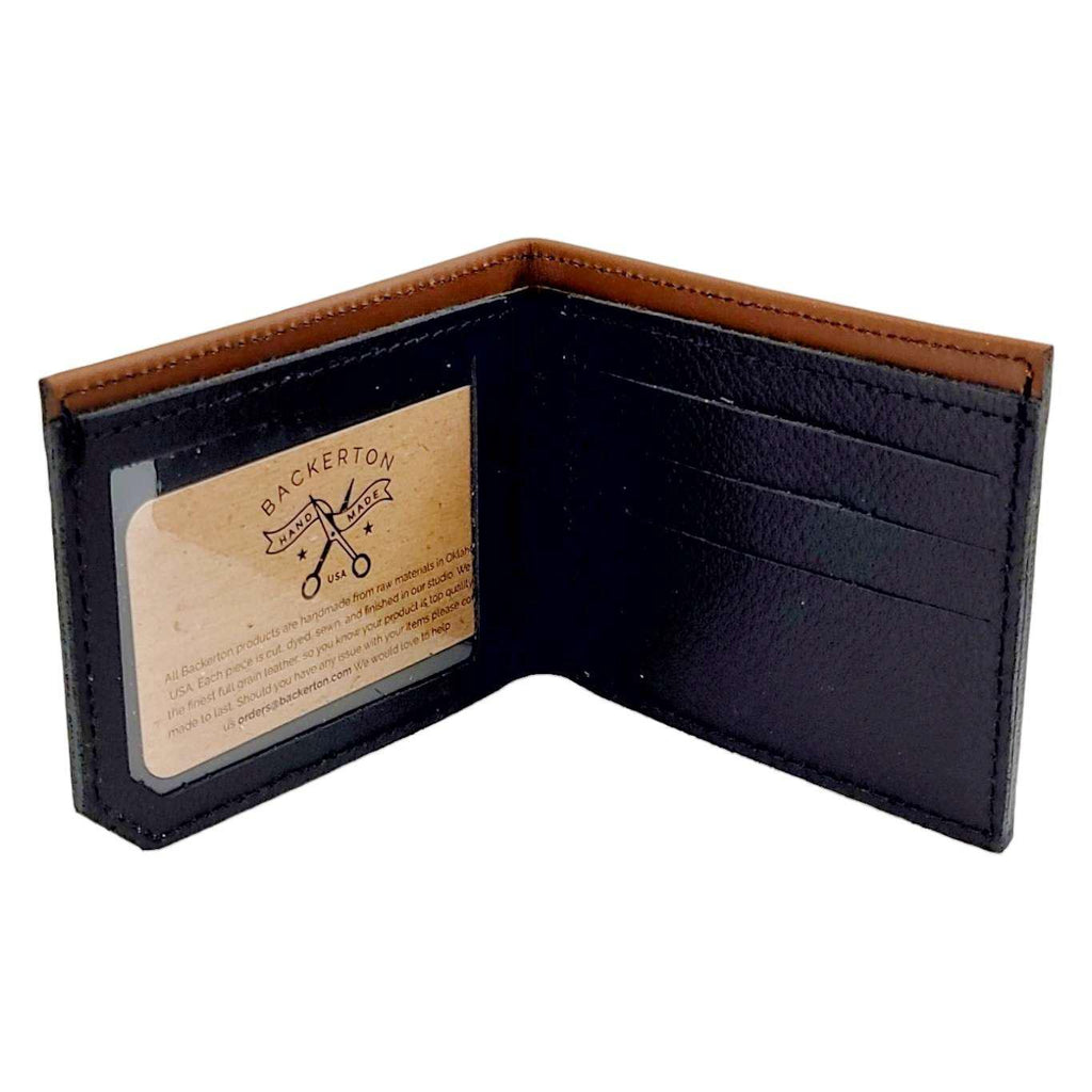 Leather Wallet - Brown Trees by Backerton