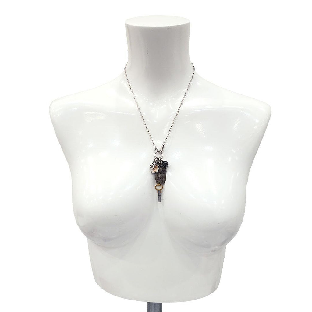 Necklace - ReCollect (Nine Lives for Puff) by Christine Stoll | Altered Relics