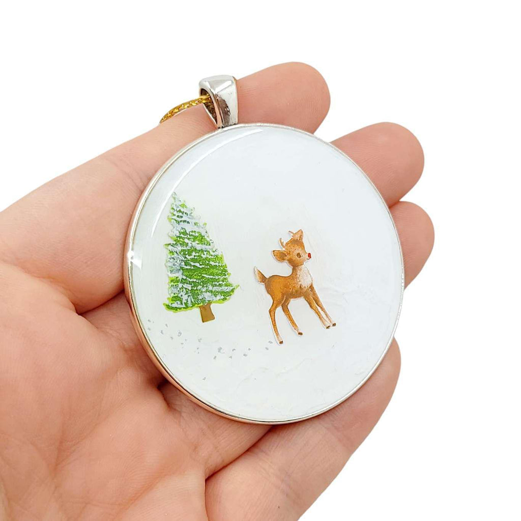 Ornament - Rudolph Footprints Ornament by XV Studios