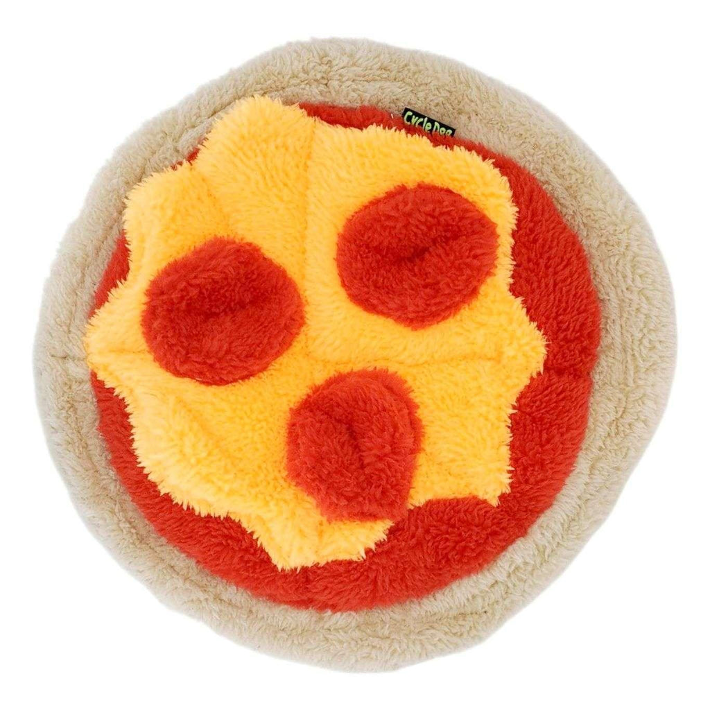 Dog Toy - Duraplush Flying Pizza by Cycle Dog