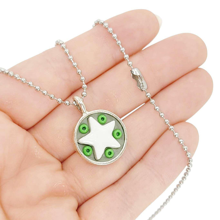 Necklace - Star Baby (White Stars) by XV Studios