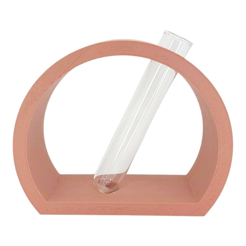 Vase - Half Moon Propagation Station (Terracotta) by Rosebud Homegoods