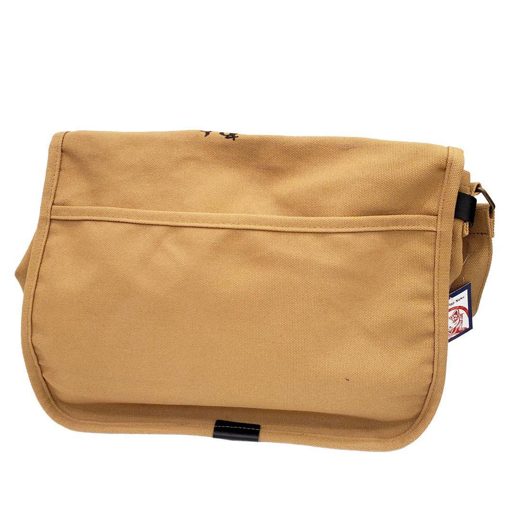 Laptop Bag - Mushroom Samurai Trio on Mustard Bag by Namu