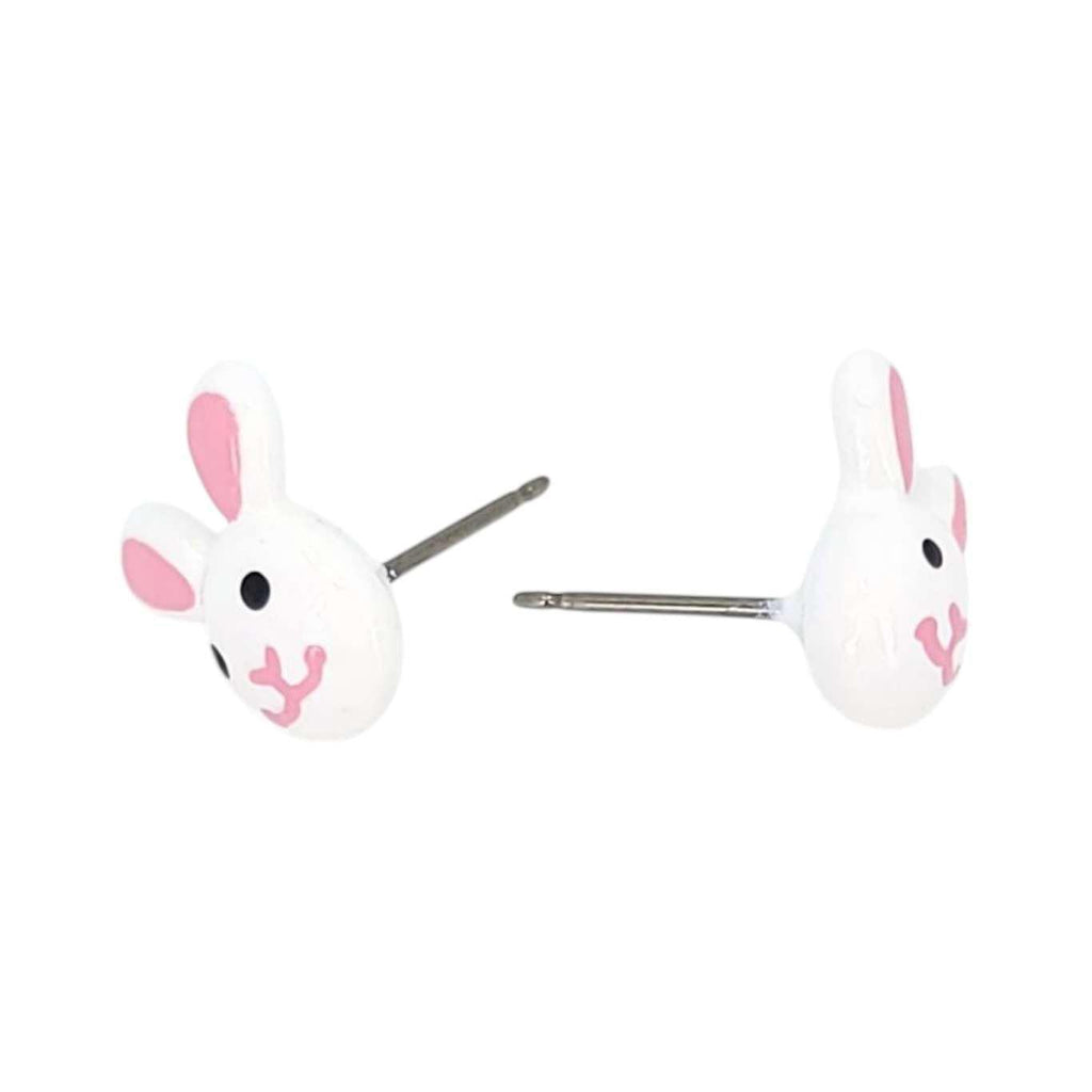 Earrings - Bunny Studs by Mariposa Miniatures