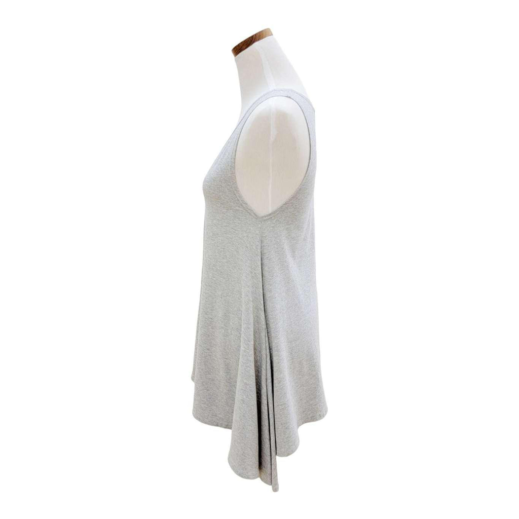 (20% Off) Tunic - Heather Smoke Gray Breezy Sleeveless Tunic (Size S Only) by Texture Clothing