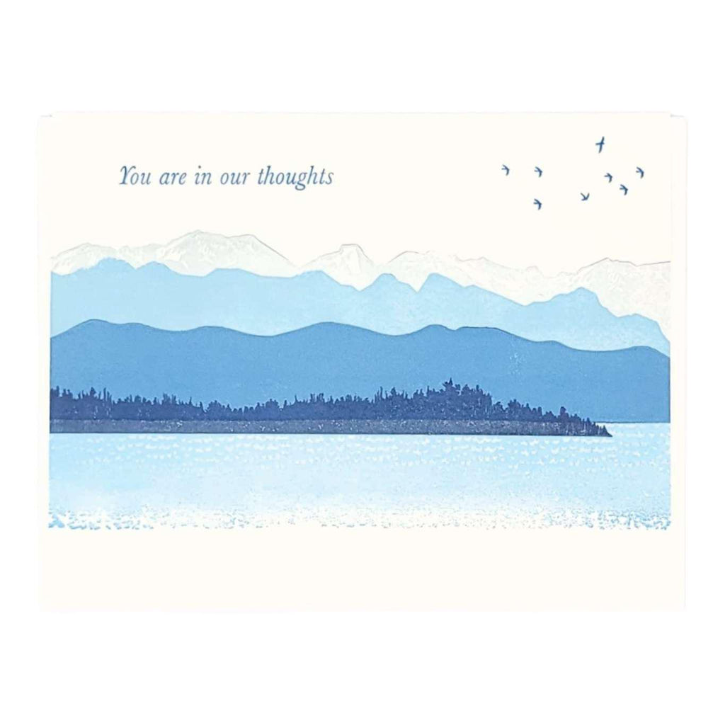 Card - Sympathy - In Our Thoughts Islands by Ilee Papergoods