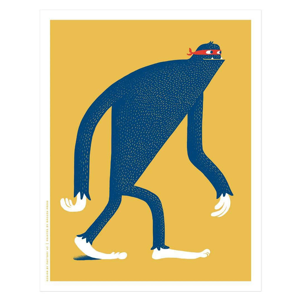 Art Print - 11x14 Sasquatch in Disguise Limited Edition Posters & Prints by Factory 43