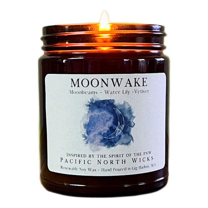 Candle 8oz - Moonwake by Pacific North Wicks