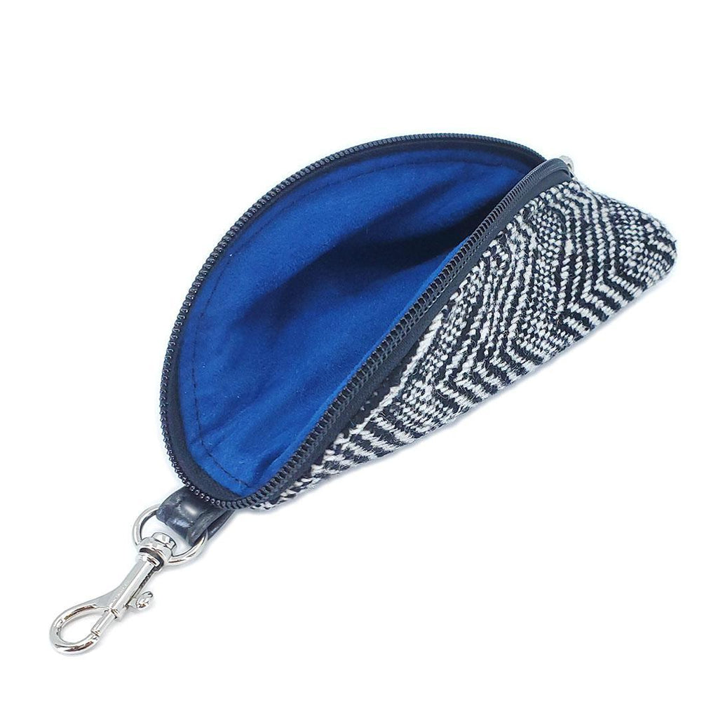 Accessory - Clip On Padded Eyeglass Case (Crosswind Chevron) by Crystalyn Kae