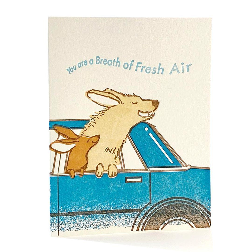 Card - Love & Friends - You Are a Breath of Fresh Air by Ilee Papergoods