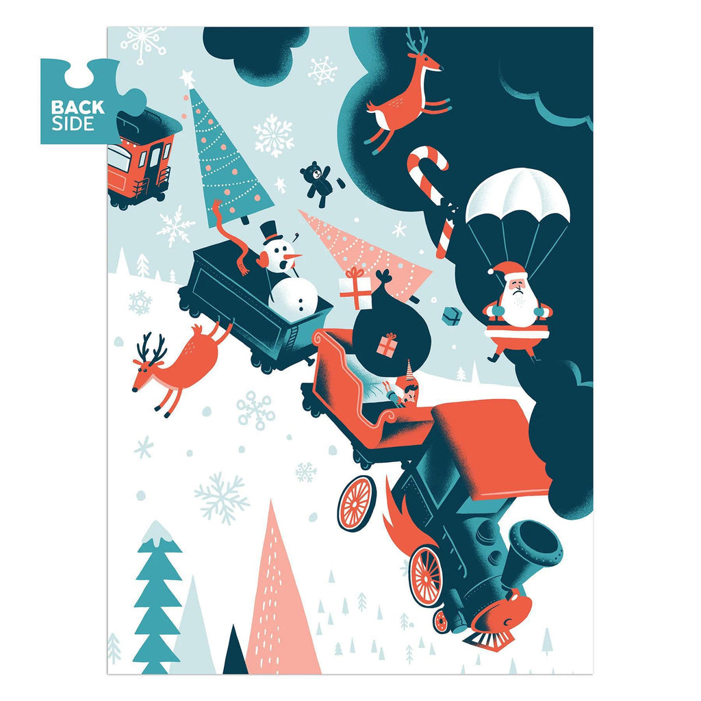 Puzzle - 500 Piece Holiday Train Wreck Puzzle  by Factory 43