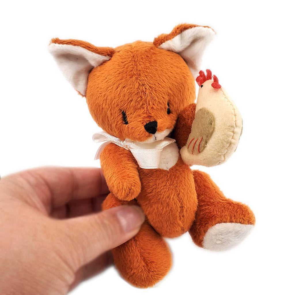 Plush - Fox with a Chicken Friend by Frank and Bubby