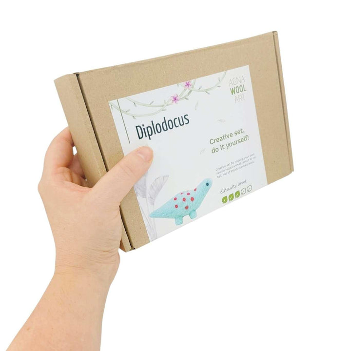 DIY Kit - Needle Felting - Diplodocus by Benzie Design