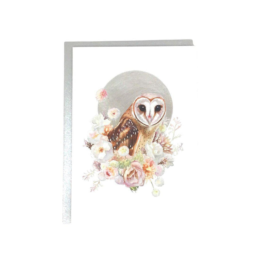 Card - Pearl Owl by Darcy Goedecke