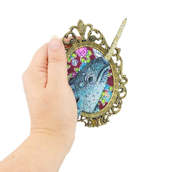 Applique Art - Narwhal (OOAK) by Chubby Bunny