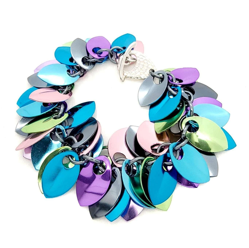 Bracelet - Leaf Cascade (Cosmic Unicorn) by Rebeca Mojica