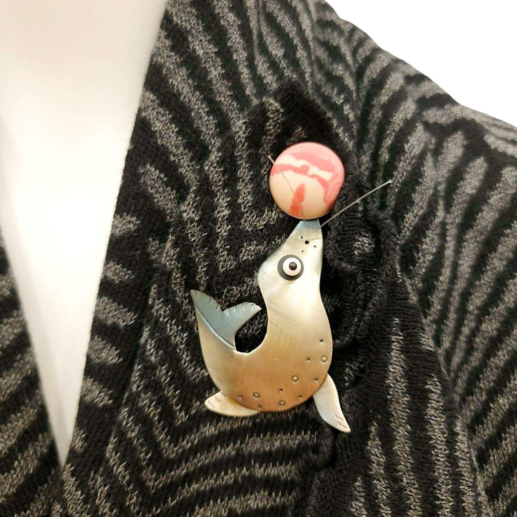 Pin - Balancing Act Seal by Chickenscratch