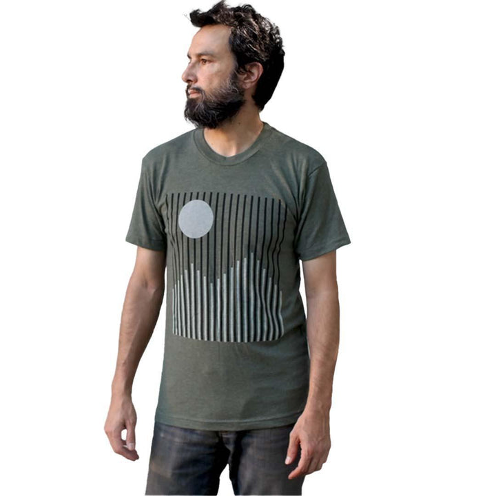 Crew Neck* - Green - Glacier National Park (S & XL Only) by Blackbird Supply Co.