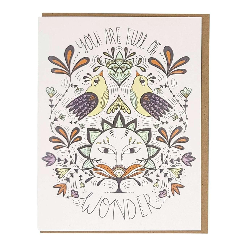 Card - Encouragement - You Are Full Of Wonder by Amicreative