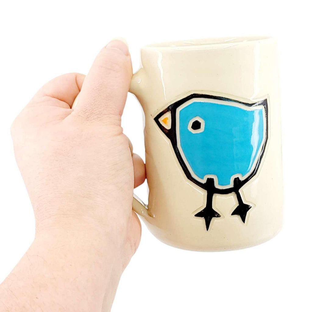 12oz Mug - Blue Bird by Susan Stone Design