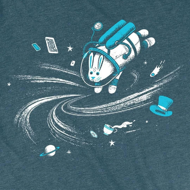 Adult Crew Neck - Rabbit Hole Indigo Tee (XS - 2X) by Factory 43