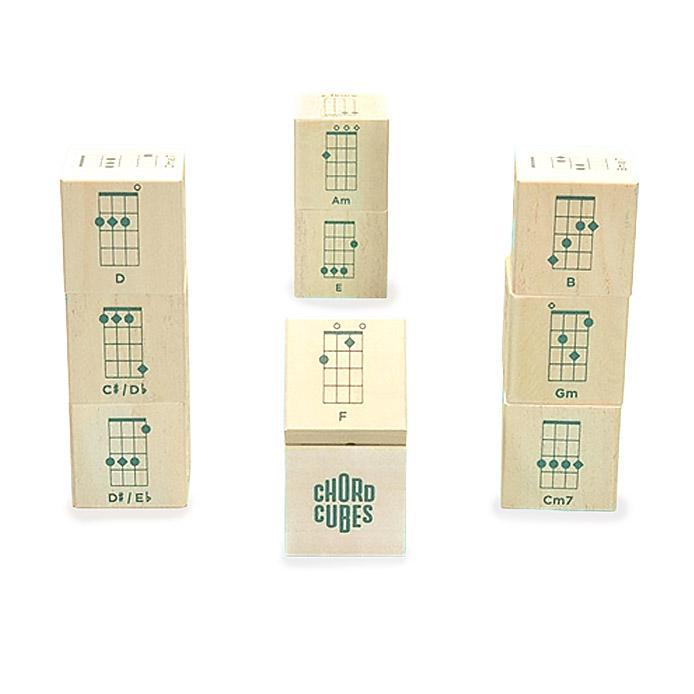 Blocks - Ukulele Chord Cubes (Set of 10) by Uncle Goose