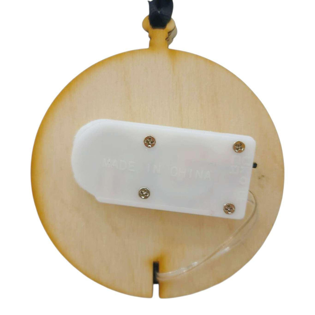 Ornament - Light Up Wood (Red Riding Hood) by Squirrel Tacos Papercuts