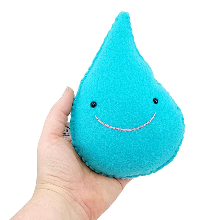 Plush - Light Blue Rain Drop by Shweet Shtuf