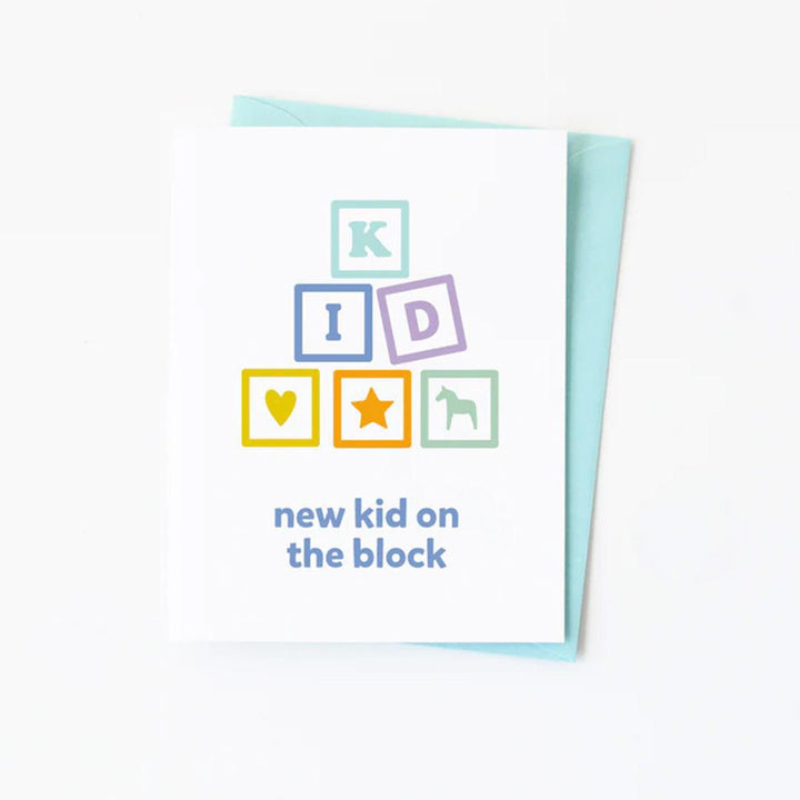 Card - Baby - New Kid on the Block by Graphic Anthology