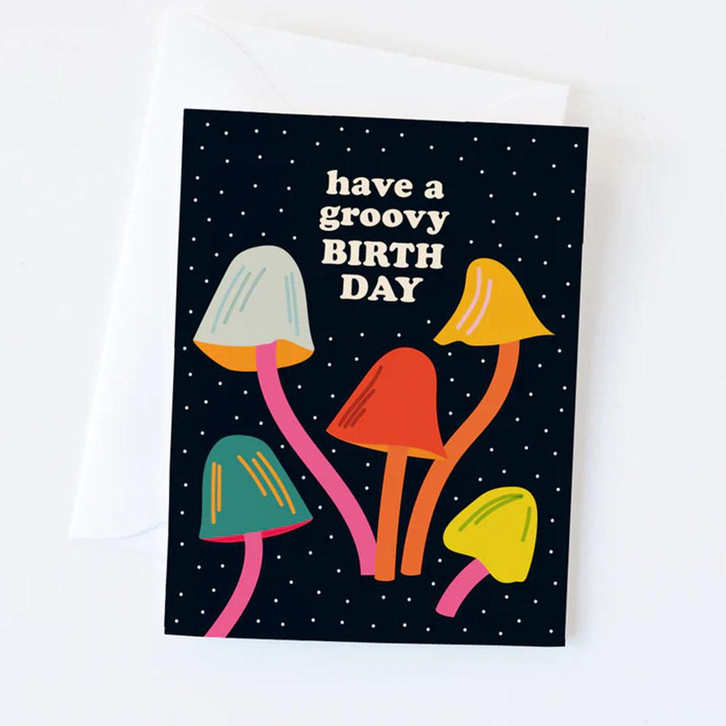 Card - Birthday - Groovy Mushroom by Graphic Anthology