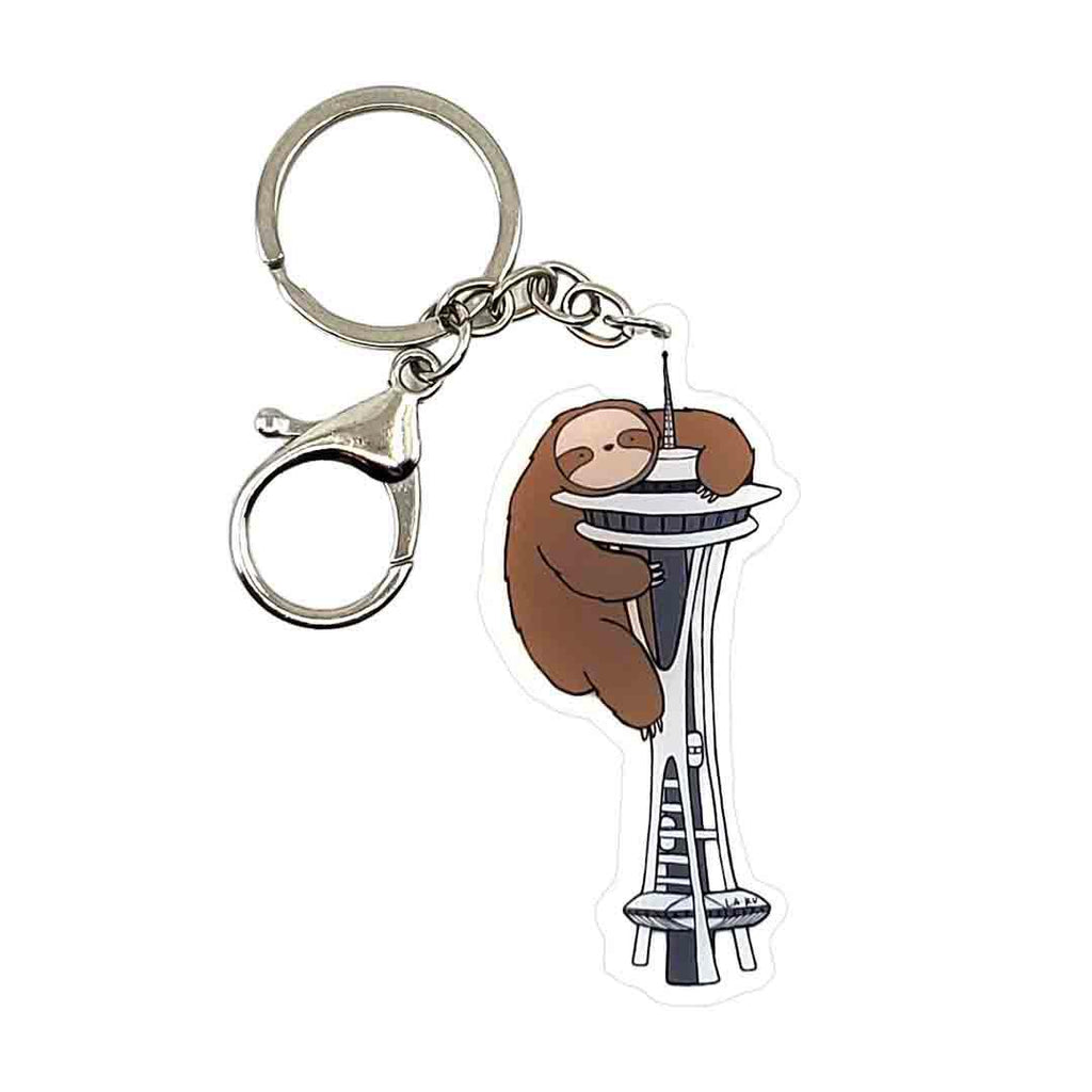 Keyring - Sloth on the Needle by LaRu