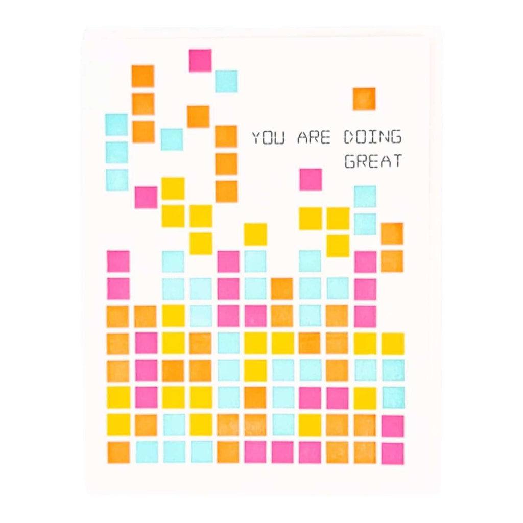 Card - All Occasion - You Are Doing Great by Ilee Papergoods