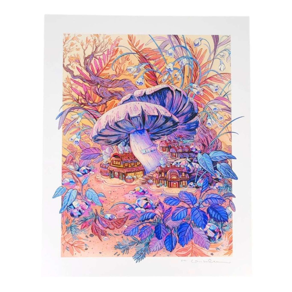 Art Print - 8x10in - Mushroom Grove by Nimasprout