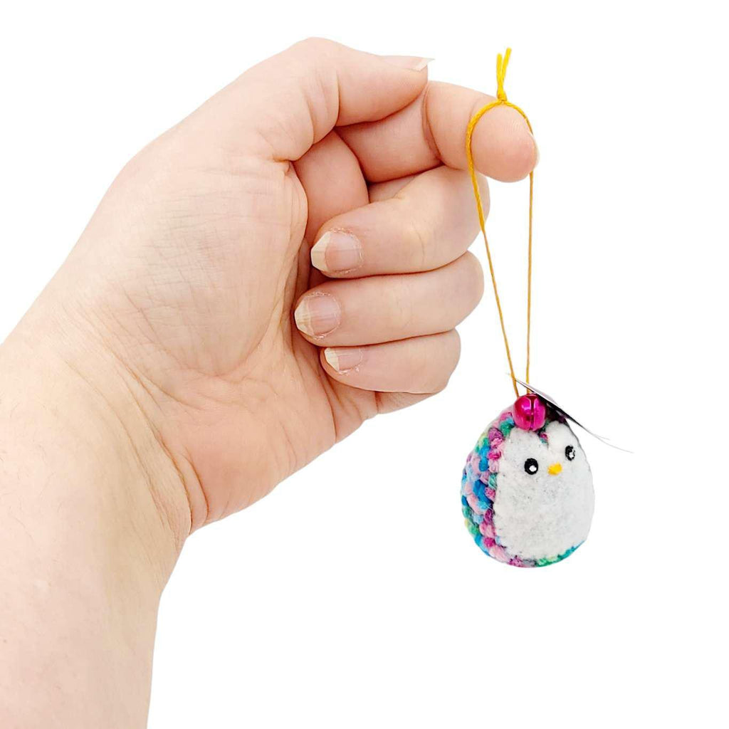 Ornament - Penguin with Bell (Multicolor) by Moyo Workshop