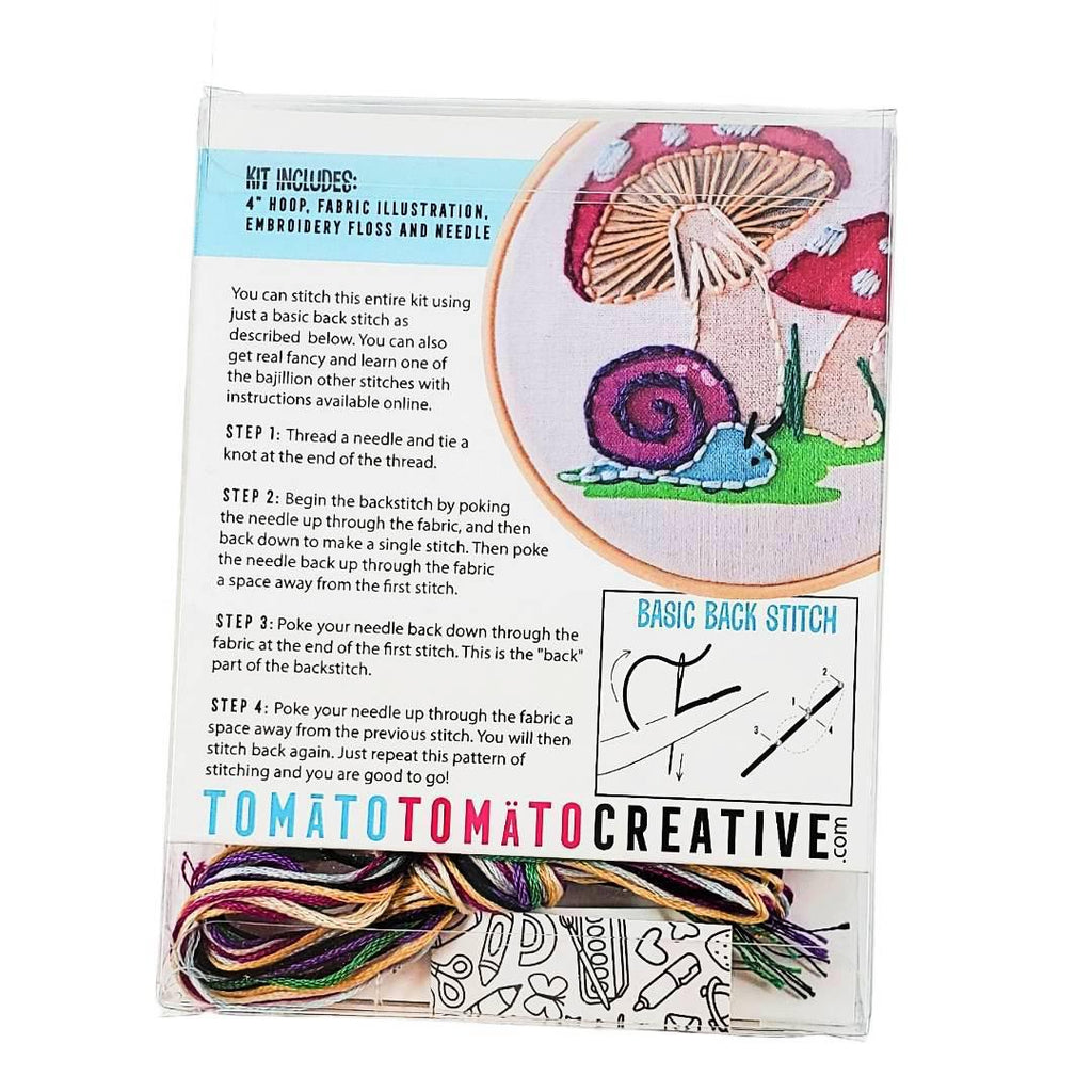 Embroidery Kit - Mushroom by Tomato Tomato Creative