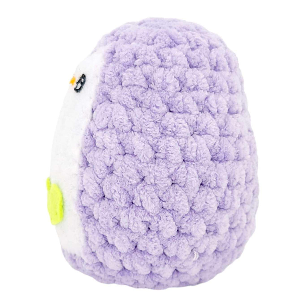 Plush Toy - Medium Penguin (Light Purple with Green Heart) by Moyo Workshop