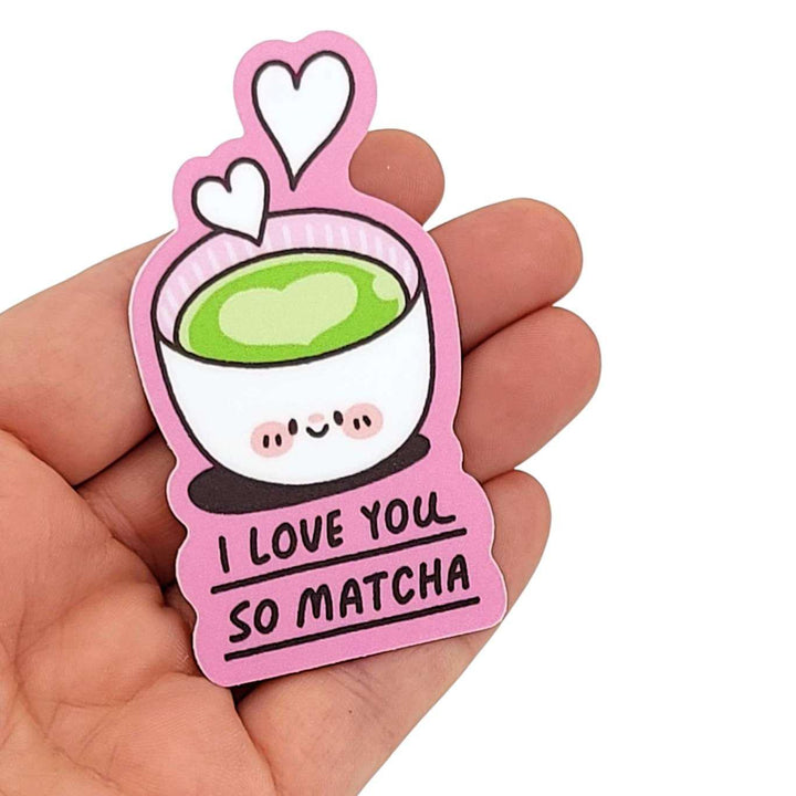 Vinyl Stickers - I Love You So MATCHA by Mis0 Happy
